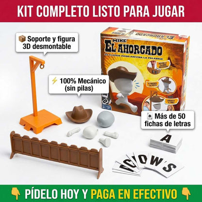 Juego de Mesa Interactivo Mike El Ahorcado 3D
