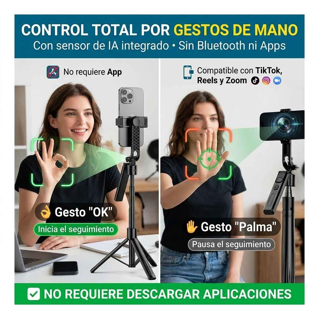 Trípode Inteligente AutoTrack Pro AI 360° (1.92m)