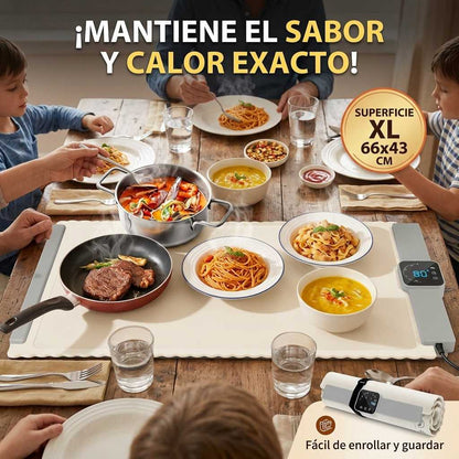 Bandeja Eléctrica Calentadora Flexible